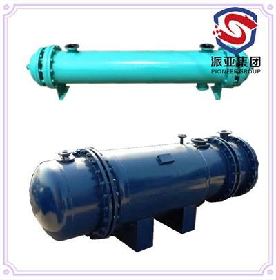 Glerfóðraður skel- og rörhitaskiptir